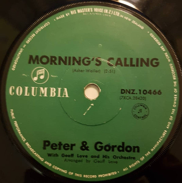 Peter & Gordon : Lady Godiva (7", Single)