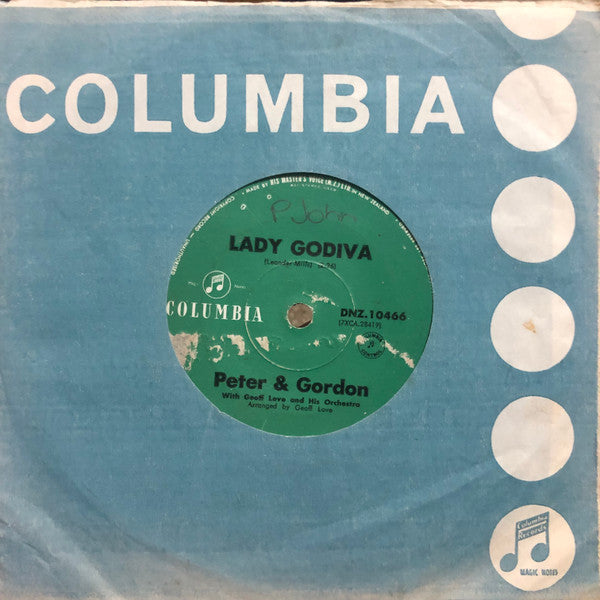 Peter & Gordon : Lady Godiva (7", Single)