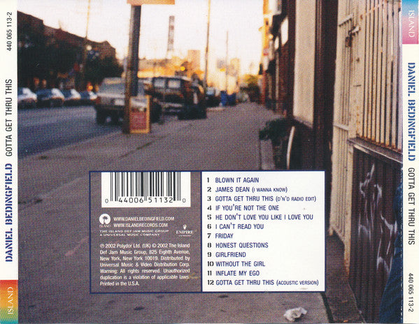 Daniel Bedingfield : Gotta Get Thru This (CD, Album)