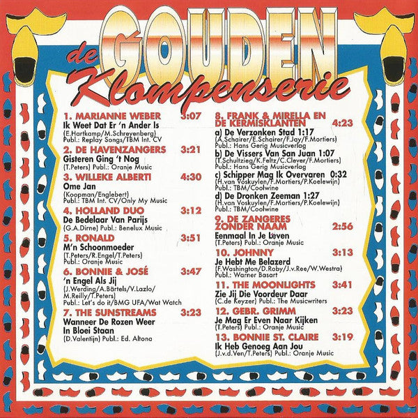 Various : De Gouden Klompenserie Promotie-CD (CD, Comp, Promo)