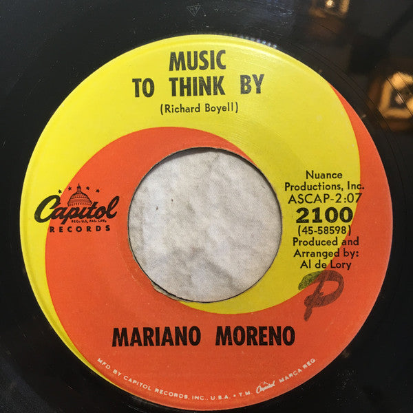 Mariano Moreno : As Tears Go By (7", Single)