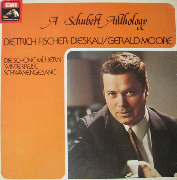 Dietrich Fischer-Dieskau, Gerald Moore : A Schubert Anthology (3xLP, RP + Box, Comp)