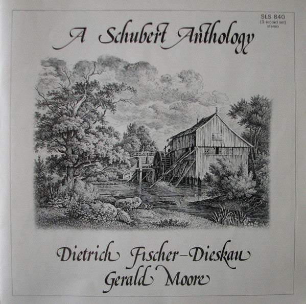 Dietrich Fischer-Dieskau, Gerald Moore : A Schubert Anthology (3xLP, RP + Box, Comp)