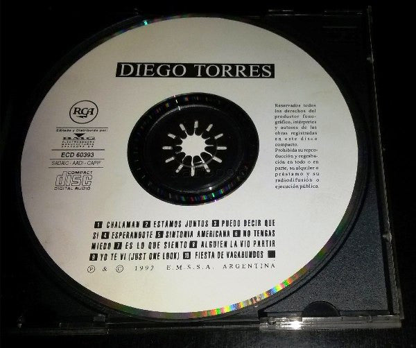 Diego Torres (2) : Diego Torres (CD, Album)