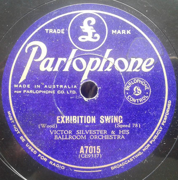 Victor Silvester & His Ballroom Orchestra* : Music, Maestro, Please / Exhibition Swing (Shellac, 10")