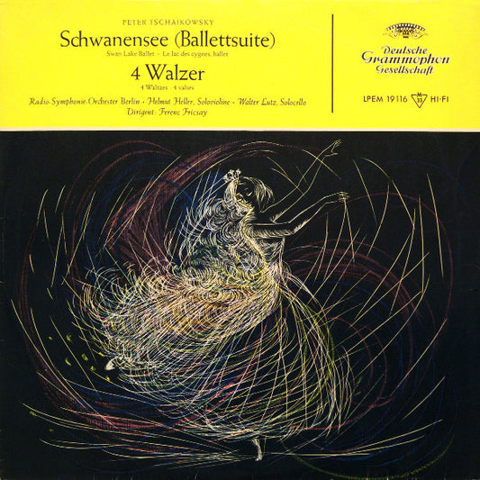 Pyotr Ilyich Tchaikovsky - Radio-Symphonie-Orchester Berlin · Helmut Heller · Walter Lutz · Ferenc Fricsay : Schwanensee (Ballettsuite) / 4 Walzer (LP, Mono)