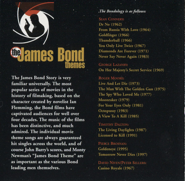 The Hollywood Studio Orchestra : The James Bond Themes (CD)