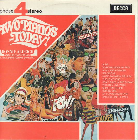 Ronnie Aldrich And His Two Pianos* With The London Festival Orchestra : Two Pianos Today! (LP, Album)