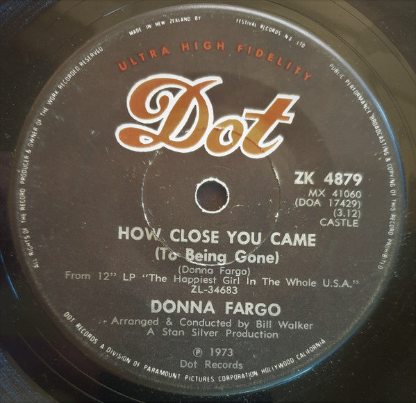 Donna Fargo : Funny Face (7", Single)