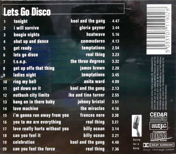 Various : Lets Go Disco (CD, Album, Comp, RM, Multichannel, Dol)