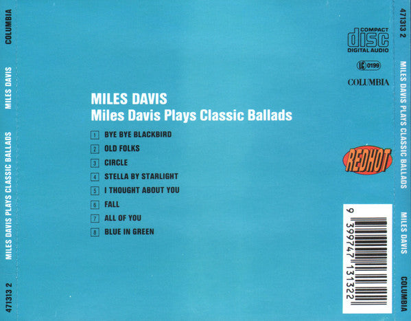 Miles Davis : Plays Classic Ballads (CD, Comp)