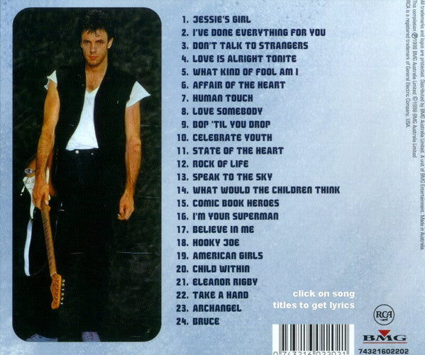 Rick Springfield : Anthology (The Ultimate Collection) (CD, Comp)