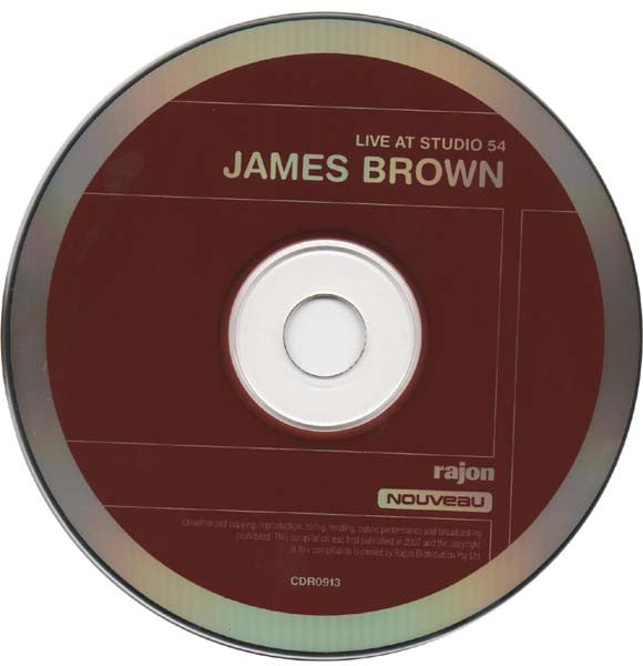 James Brown : Live At Studio 54 (CD, Album)