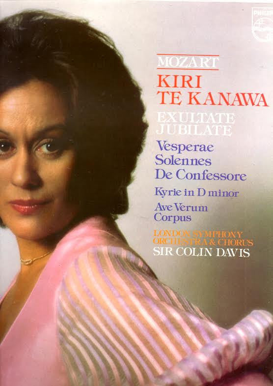 Mozart* - Kiri Te Kanawa, London Symphony Orchestra & Chorus*, Sir Colin Davis : Exsultate Jubilate / Vesperae Solennes De Confessore / Kyrie In D Minor / Ave Verum Corpus (LP, Album, RE)