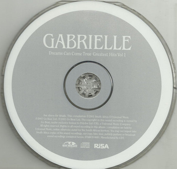 Gabrielle : Dreams Can Come True - Greatest Hits Vol 1 (CD, Comp)