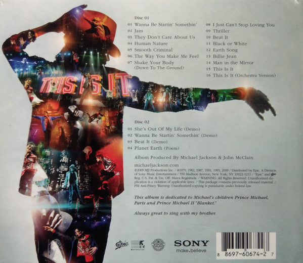 Michael Jackson : Michael Jackson's This Is It (2xCD, Album, Comp, Sou)