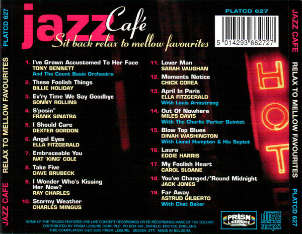 Various : Jazz Café (Relax To Mellow Favourites) (CD, Comp)