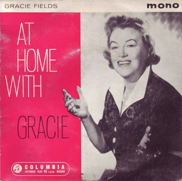 Gracie Fields : At Home With Gracie (7", EP, Mono)