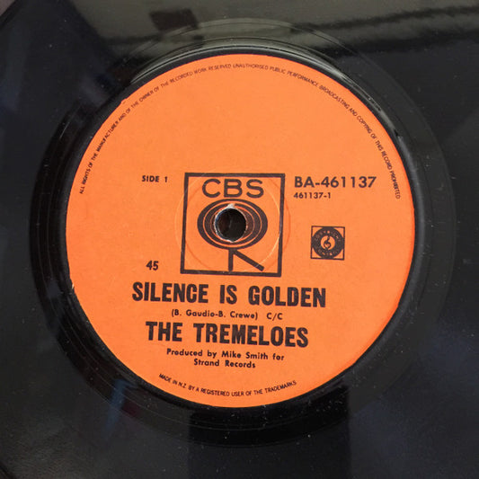 The Tremeloes : Silence Is Golden (7", Single)