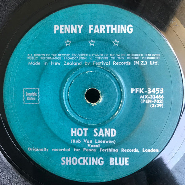 Shocking Blue : Venus / Hot Sand (7", Single, RP)