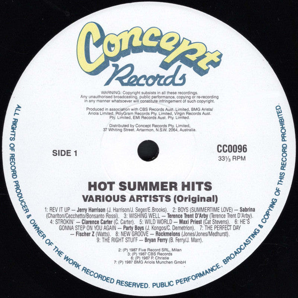 Various : Hot Summer Hits (LP, Comp)