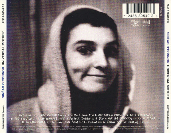 Sinéad O'Connor : Universal Mother (CD, Album, EMI)