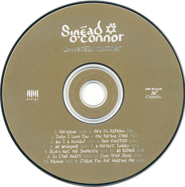 Sinéad O'Connor : Universal Mother (CD, Album, EMI)