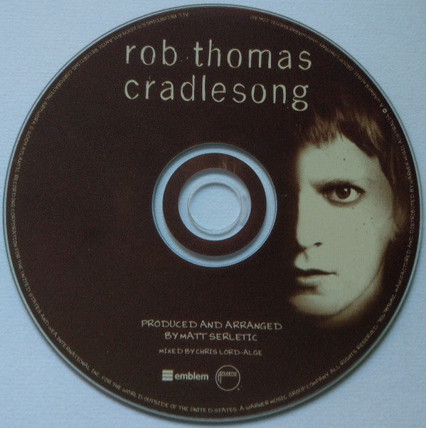 Rob Thomas : Cradlesong (CD, Album)