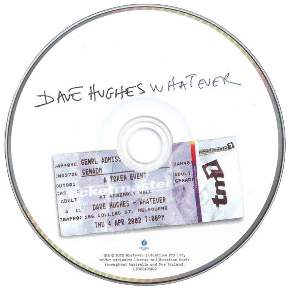 Dave Hughes (2) : Whatever (CD, Album)