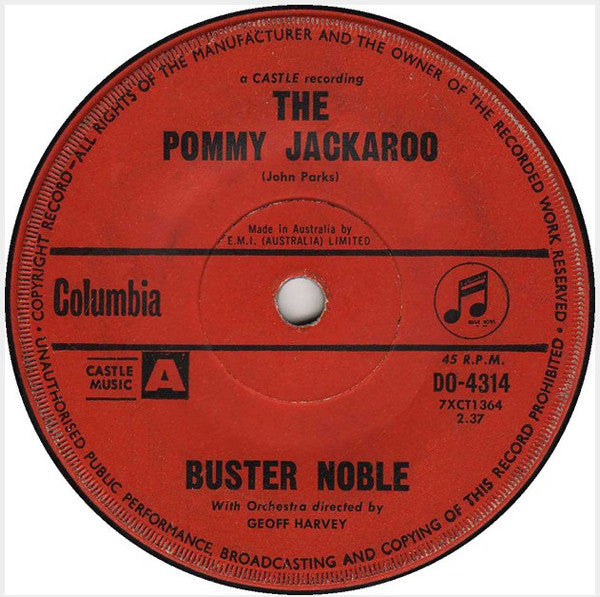 Buster Noble : The Pommy Jackaroo (7", Single)