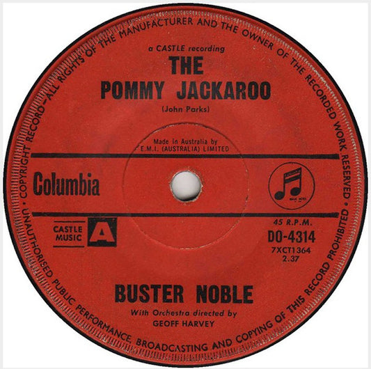 Buster Noble : The Pommy Jackaroo (7", Single)
