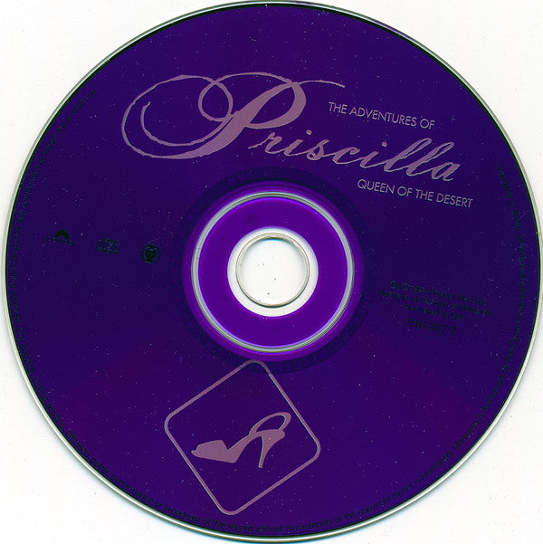 Various : The Adventures Of Priscilla: Queen Of The Desert (Songs From The Motion Picture) (CD, Comp, Dis)