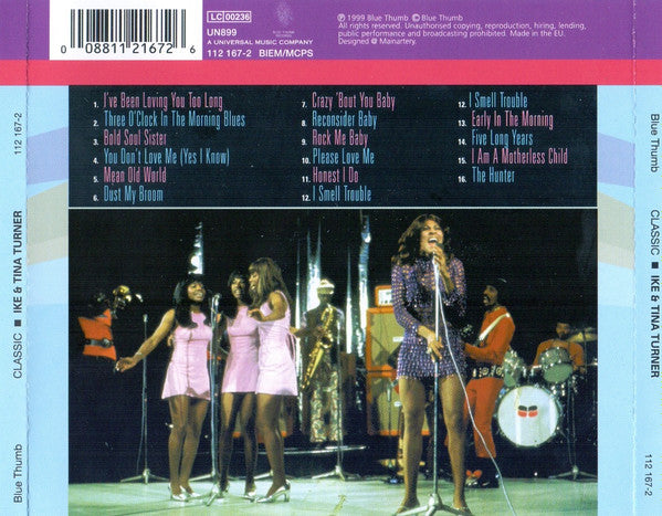 Ike & Tina Turner : Classic (CD, Comp, RE, RM)