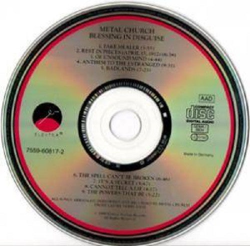 Metal Church : Blessing In Disguise (CD, Album, RE)