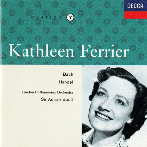 Kathleen Ferrier, Bach*, Handel*, London Philharmonic Orchestra, Sir Adrian Boult : Bach-Handel (CD, Album, Mono, RE, RM, ADR)