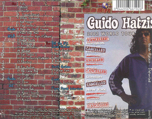 Guido Hatzis : Deported (2xCD)