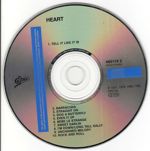 Heart : Heart (CD, Album, RE)
