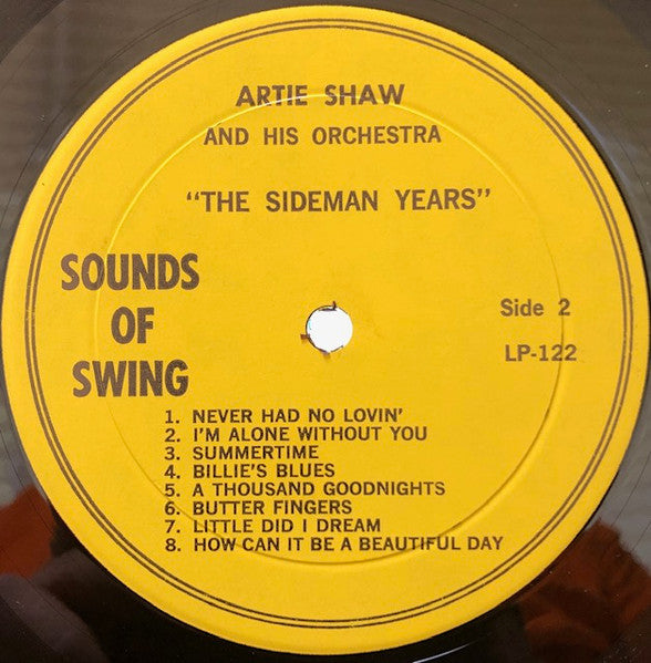 Artie Shaw, Red Norvo All-Stars, Frankie Trumbauer Orchestra*, Mildred Bailey Orch.*, Wingy Mannone All Stars*, Billie Holiday's Group*, Adrian Rollini Orchestra* : The Sideman Years (LP, Comp, Mono, RP)