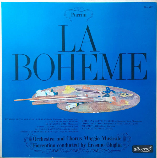 Giacomo Puccini : La Boheme (LP)