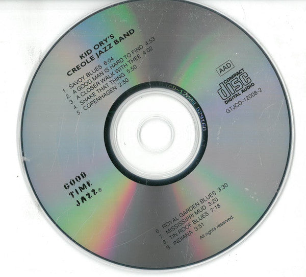 Kid Ory And His Creole Jazz Band : Kid Ory's Creole Jazz Band,1955 (CD, Album, RE, RM)