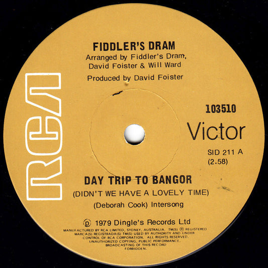 Fiddler's Dram : Day Trip To Bangor (Didn't We Have A Lovely Time) (7", Single)