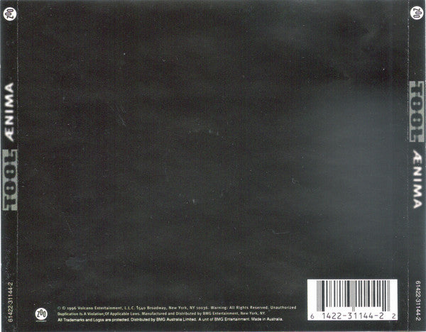 Tool (2) : Ænima (CD, Album, RE)