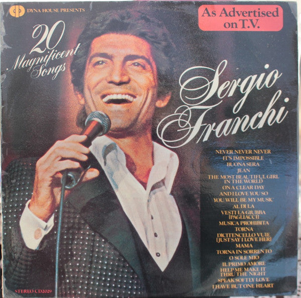 Sergio Franchi : 20 Magnificent Songs (LP, Comp)