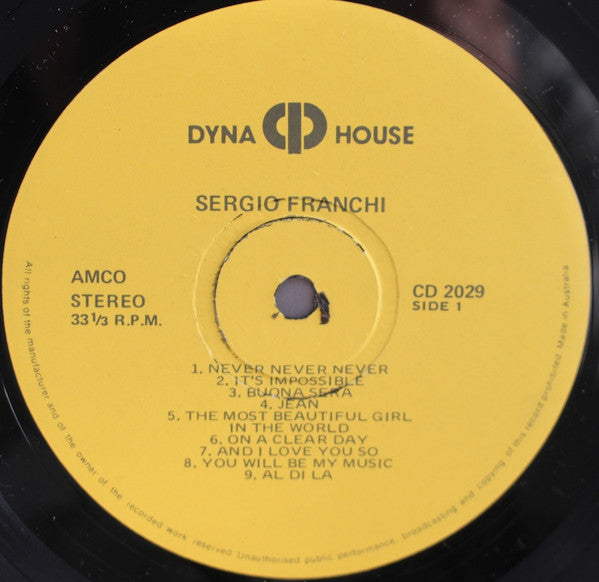 Sergio Franchi : 20 Magnificent Songs (LP, Comp)