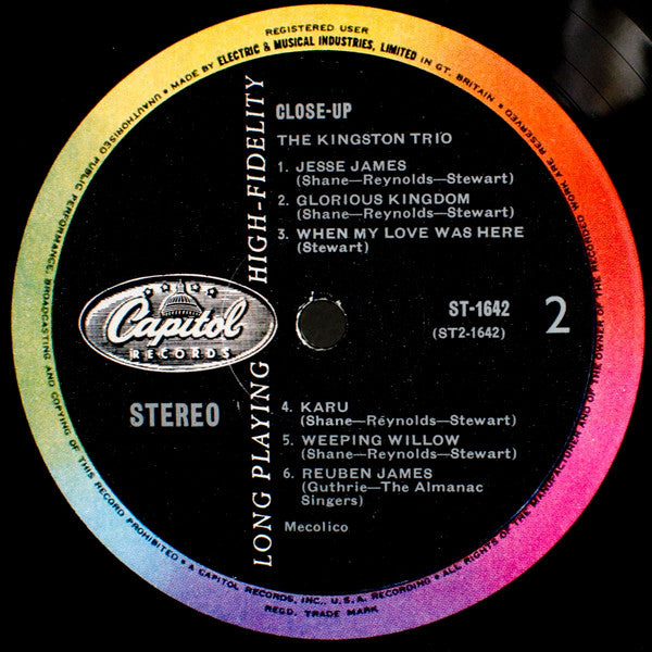 The Kingston Trio* : Close-Up (LP, Album)