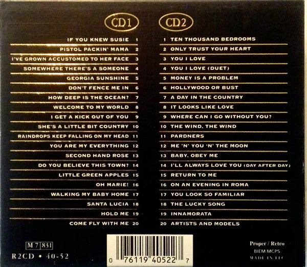 Dean Martin : The Gold Collection 40 Classic Performances (2xCD, Comp)