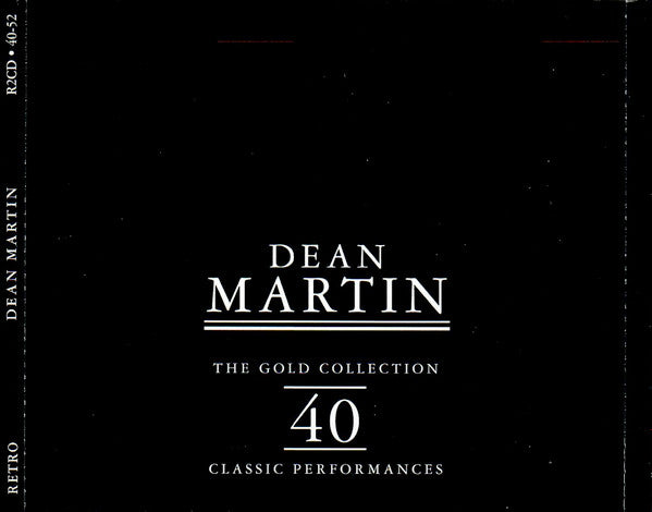 Dean Martin : The Gold Collection 40 Classic Performances (2xCD, Comp)