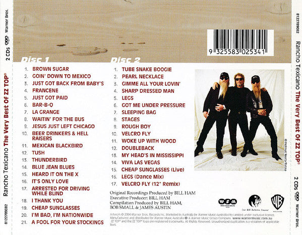ZZ Top : Rancho Texicano: The Very Best Of ZZ Top (2xCD, Comp, RM)