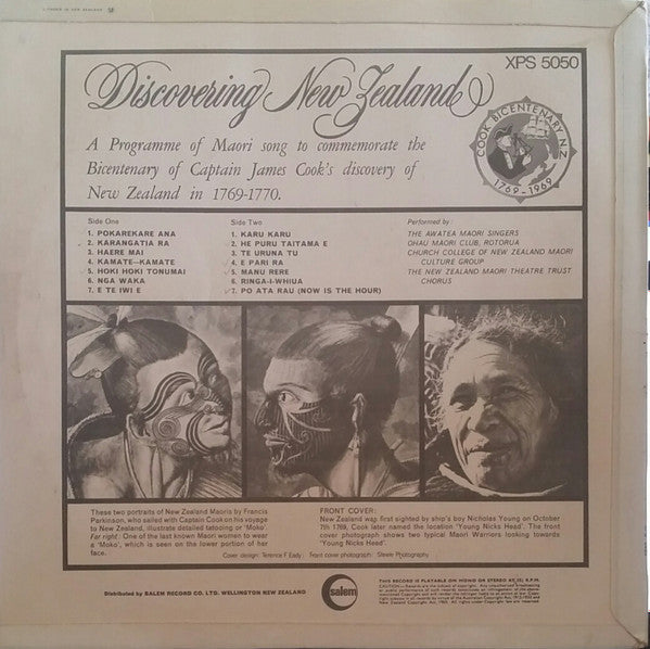 The Awatea Maori Singers, Ohau Maori Youth Club, The Church College Of New Zealand Maori Culture Group, New Zealand Maori Theatre Trust : Discovering New Zealand (LP, Album)