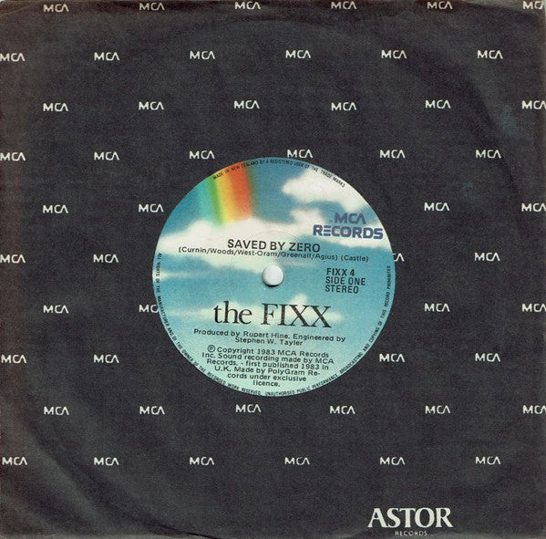 The Fixx : Saved By Zero (7", Single)